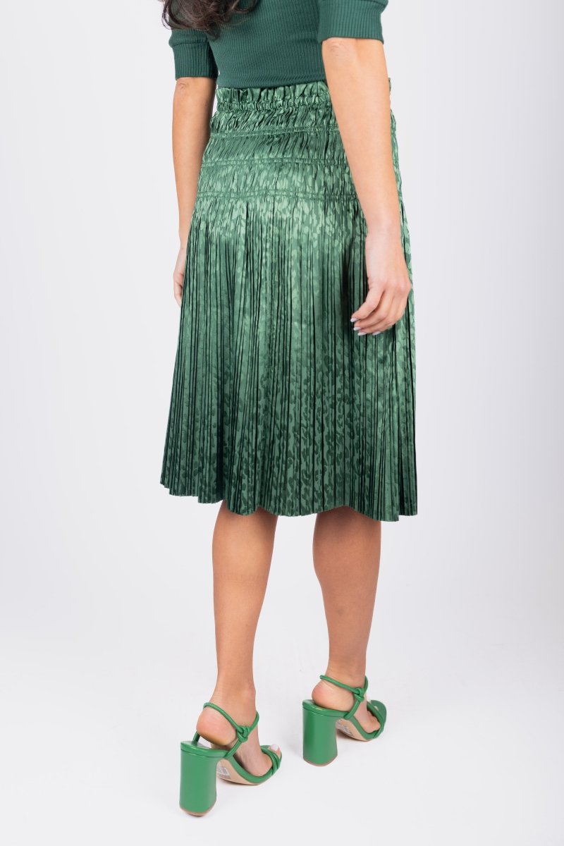 TINA SKIRT 23&quot; (GREEN) - Skirt - Yakira Bella