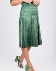 TINA SKIRT 23" (GREEN) - Skirt - Yakira Bella