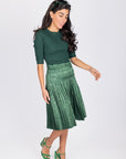 TINA SKIRT 23" (GREEN) - Skirt - Yakira Bella