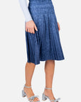 TINA SKIRT 23" (NAVY) - Skirt - Yakira Bella