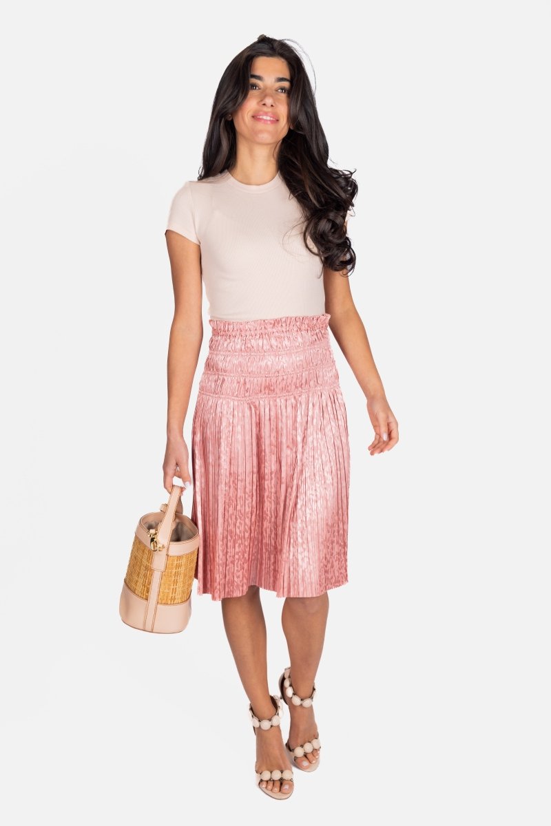 TINA SKIRT 23&quot; (PINK) - Skirt - Yakira Bella