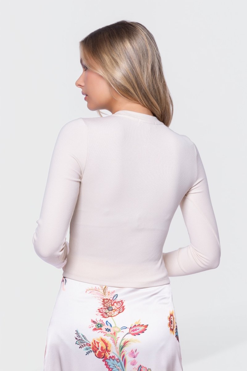 Tina Top (Light Beige) - Top - Yakira Bella