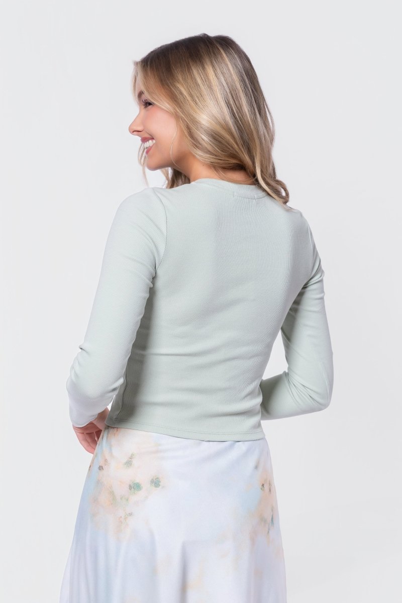 Tina Top (Light Sage) - Top - Yakira Bella