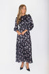 Valentina Dress (Black Ground)