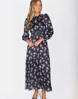 Valentina Dress (Black Ground) - Dress - Yakira Bella