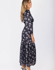 Valentina Dress (Black Ground) - Dress - Yakira Bella
