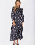 Valentina Dress (Black Ground) - Dress - Yakira Bella