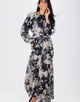 Valentina Dress (Black Pattern) - Dress - Yakira Bella