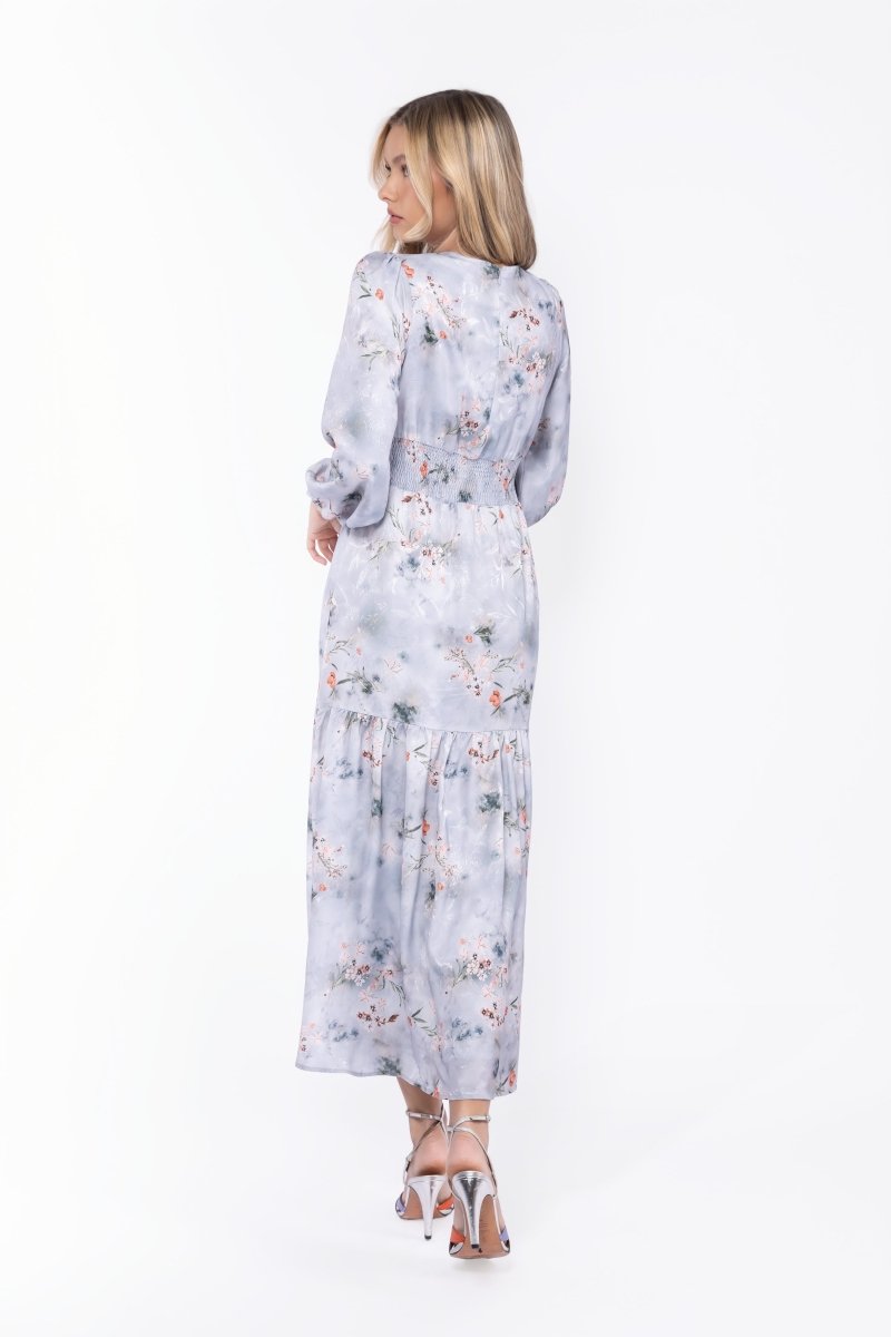 Valentina Dress (Blue Grey) - Dress - Yakira Bella