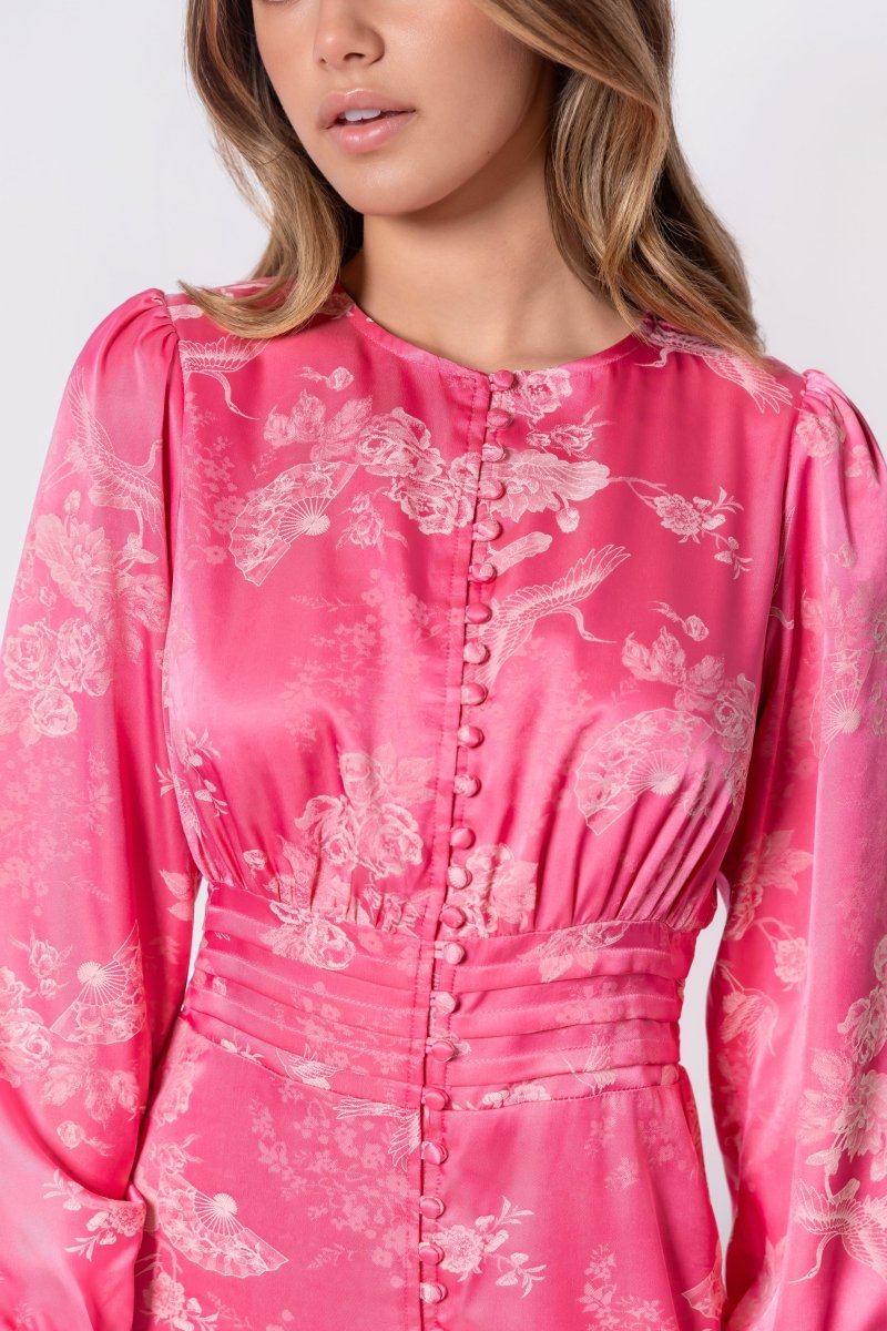 Valentina Dress (Coral Peach) – Yakira Bella