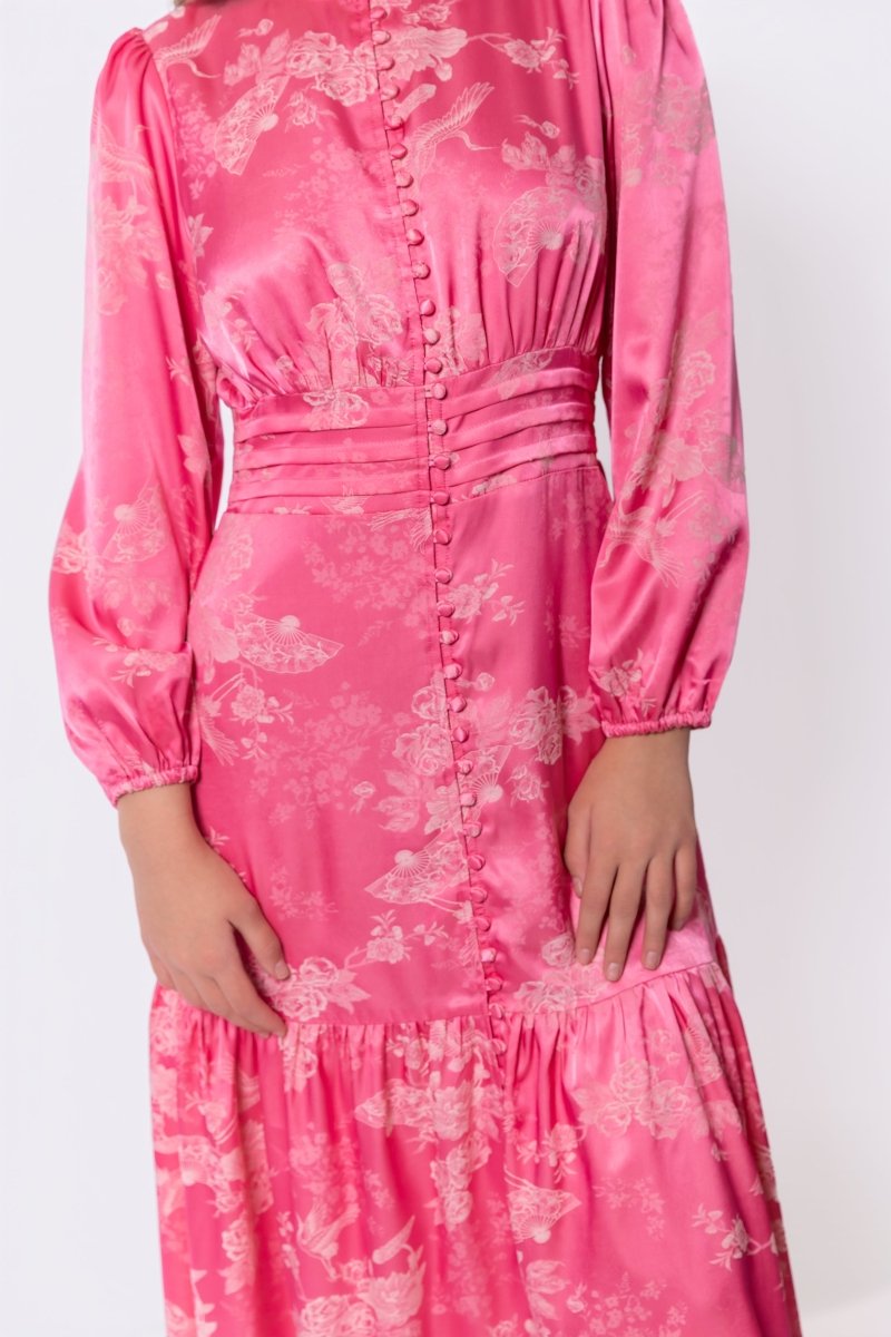 Valentina Dress (Coral Peach) - Dress - Yakira Bella