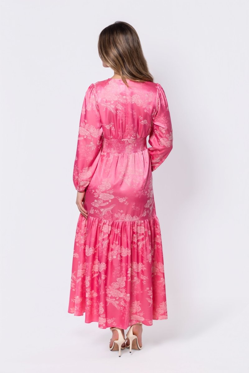 Valentina Dress (Coral Peach) - Dress - Yakira Bella