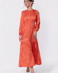 Valentina Dress (Orange) - Dress - Yakira Bella