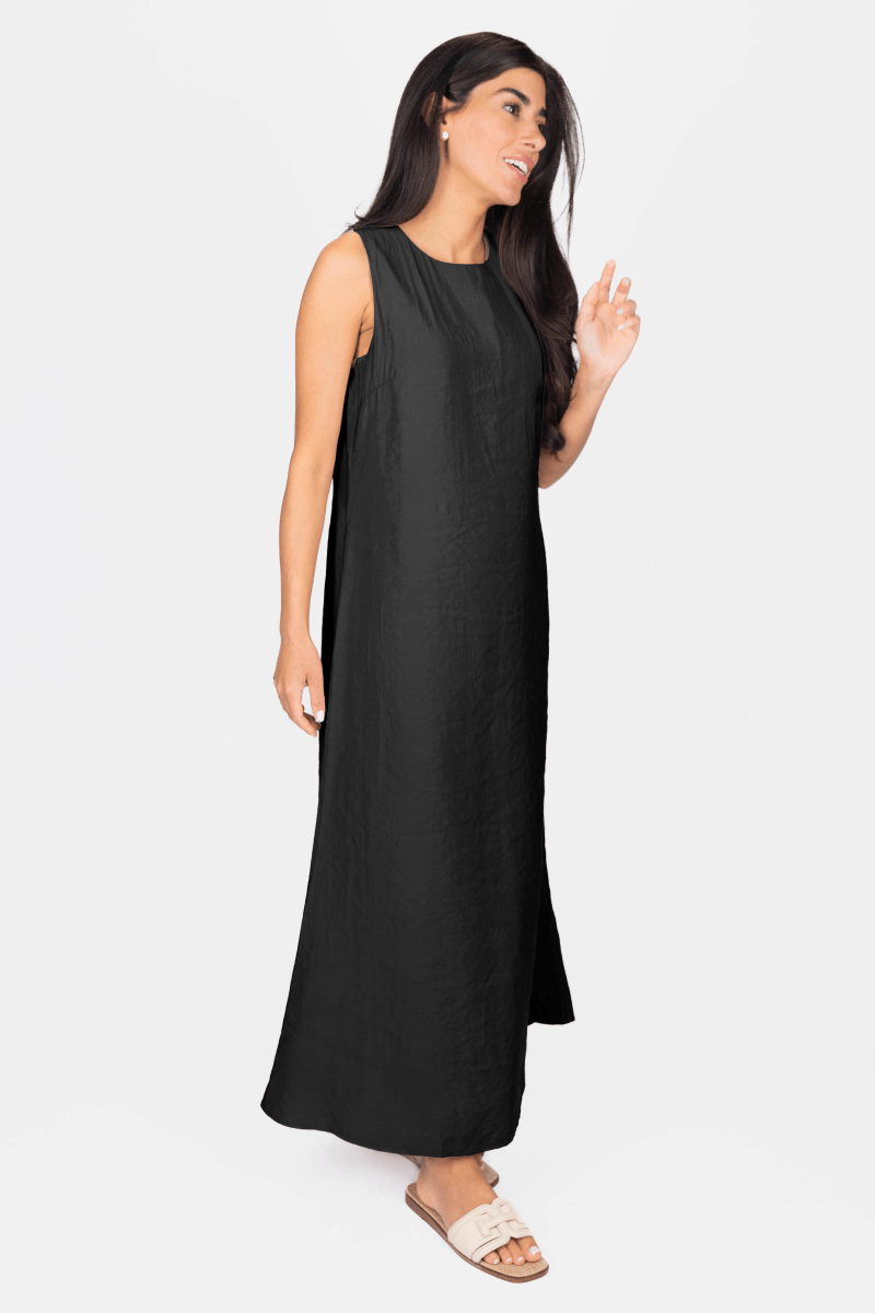 VEDA DRESS (BLACK) - Dress - Yakira Bella