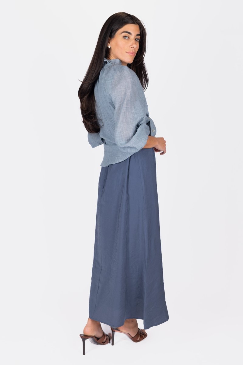 VEDA DRESS (BLUE) - Dress - Yakira Bella
