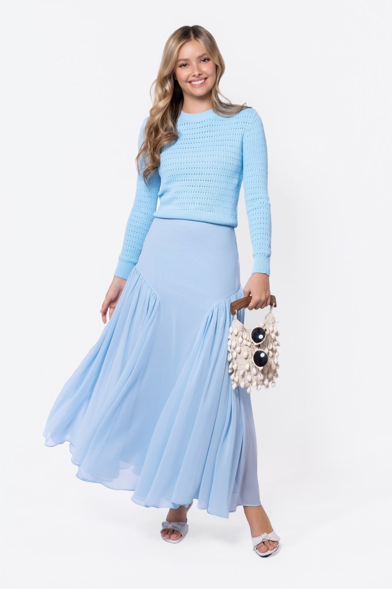 Vega Skirt (Light Blue) - Skirt - Yakira Bella
