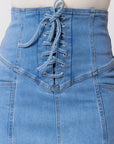 Vera Skirt (Blue) - Skirt - Yakira Bella