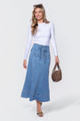 Vera Skirt (Blue) - Skirt - Yakira Bella
