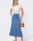 Vera Skirt (Blue) - Skirt - Yakira Bella