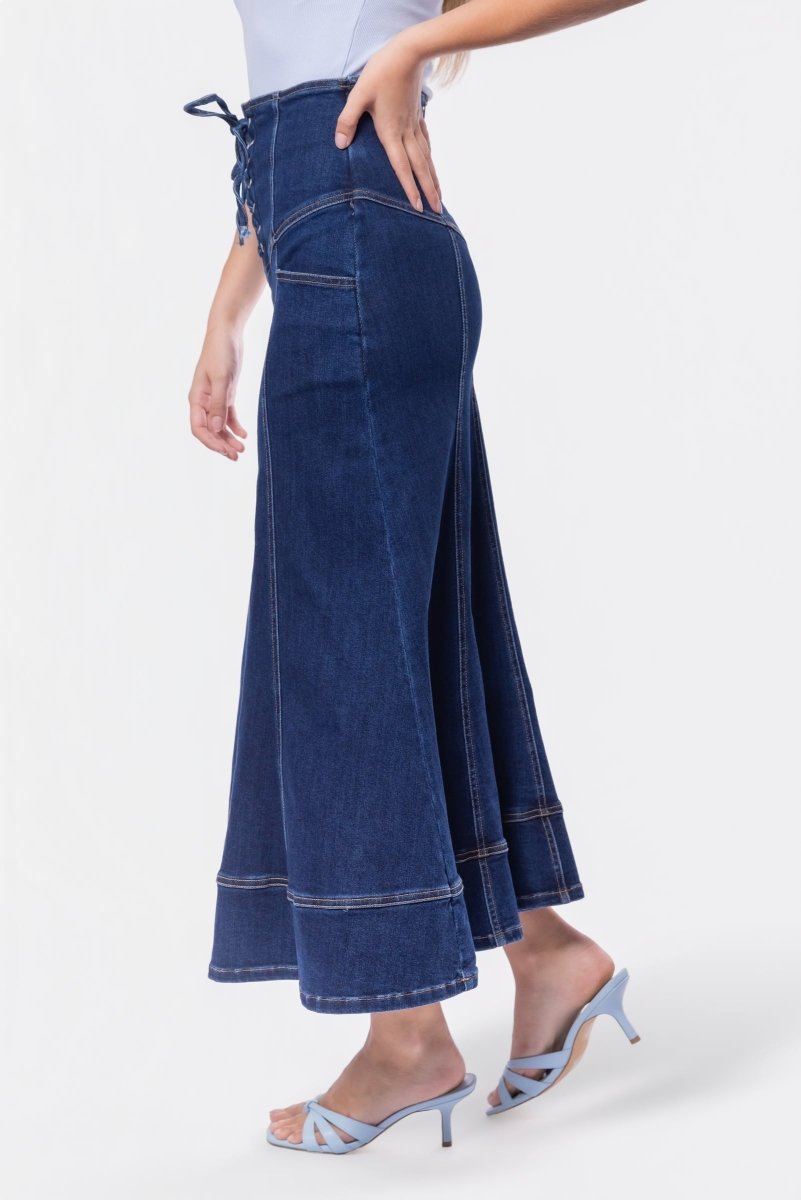 Vera Skirt (Dark Blue) - Skirt - Yakira Bella