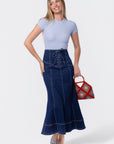 Vera Skirt (Dark Blue) - Skirt - Yakira Bella