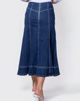 Vera Skirt (Dark Blue) - Skirt - Yakira Bella