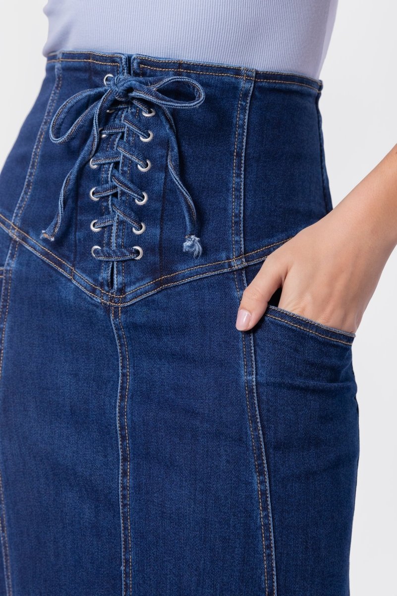 Vera Skirt (Dark Blue) - Skirt - Yakira Bella
