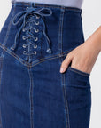 Vera Skirt (Dark Blue) - Skirt - Yakira Bella