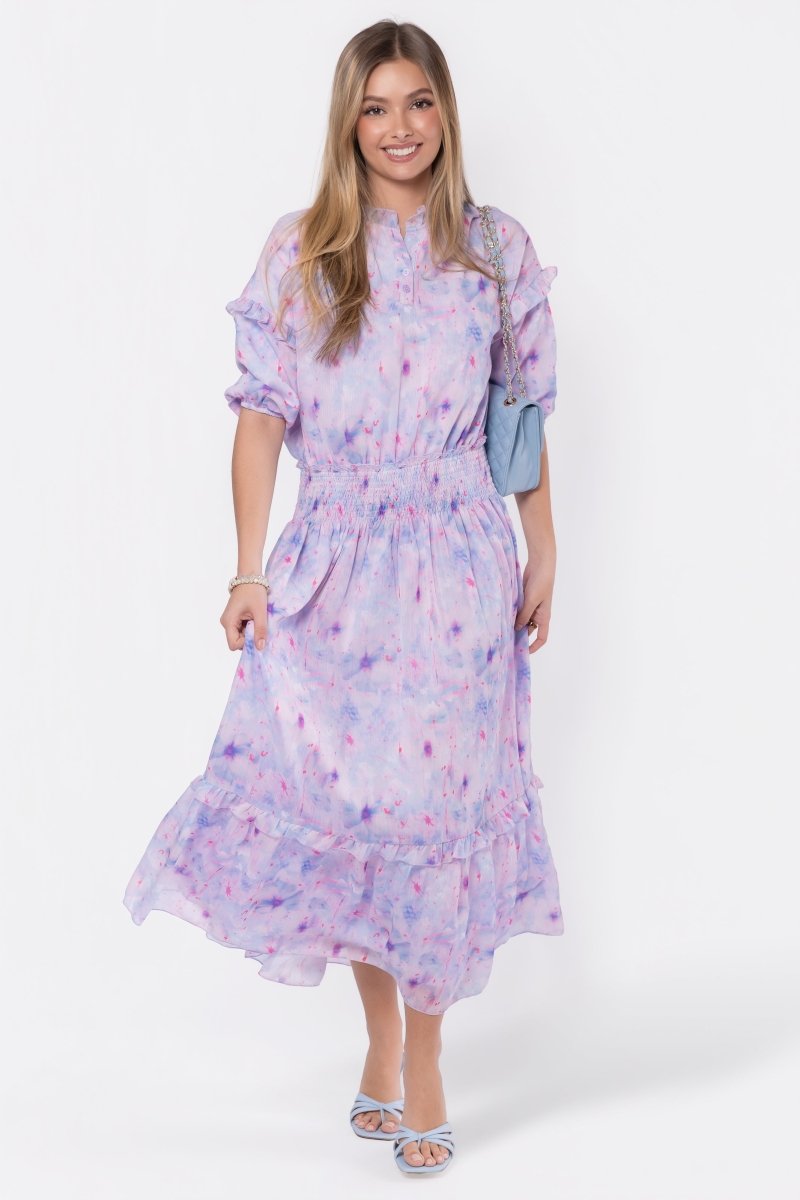 Victoria Dress (Blue Pink) - Dress - Yakira Bella