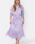 Victoria Dress (Blue Pink) - Dress - Yakira Bella