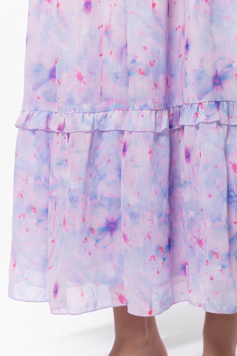 Victoria Dress (Blue Pink) - Dress - Yakira Bella