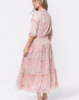 Victoria Dress (Pink Yellow) - Dress - Yakira Bella