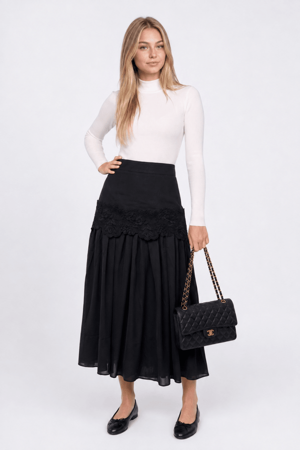 Vida Skirt (Black) - Skirt - Yakira Bella