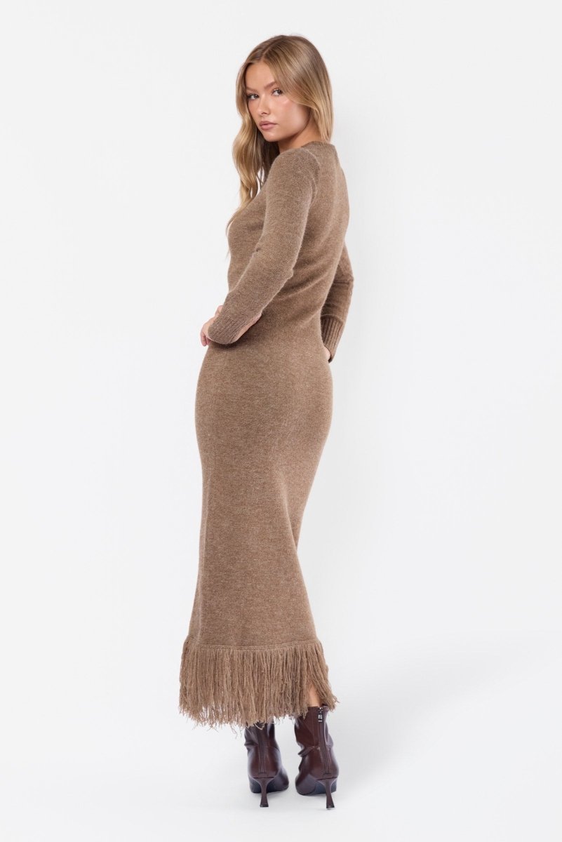Vienna Dress (Brown) - Dress - Yakira Bella