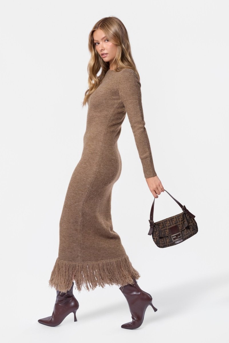 Vienna Dress (Brown) - Dress - Yakira Bella