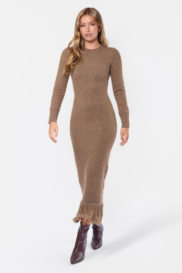 Vienna Dress (Brown) - Dress - Yakira Bella