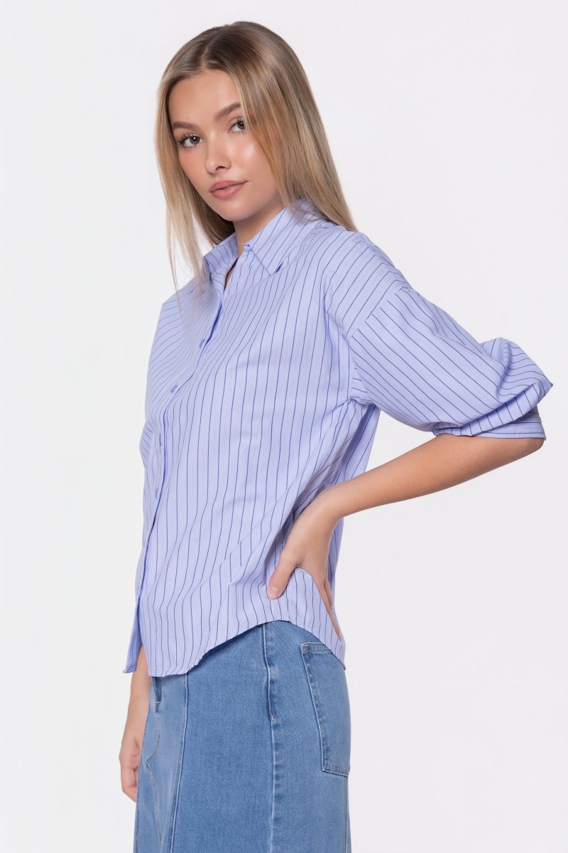 Viviana Top (Blue Stripe) - Top - Yakira Bella