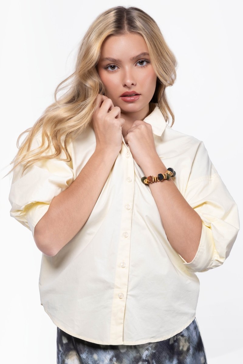 Viviana Top (Light Yellow) - Top - Yakira Bella