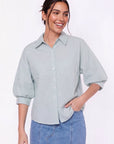 Viviana Top (Mint Stripe) - Top - Yakira Bella