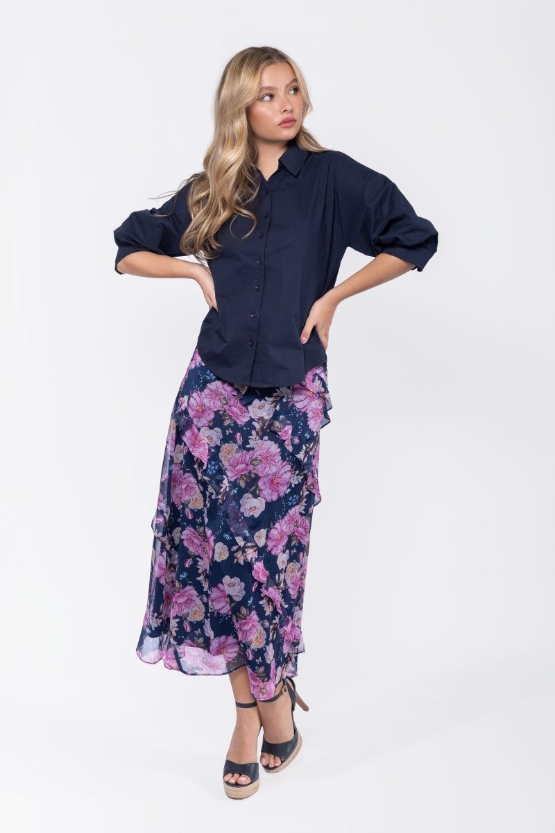 Viviana Top (Navy) - Top - Yakira Bella