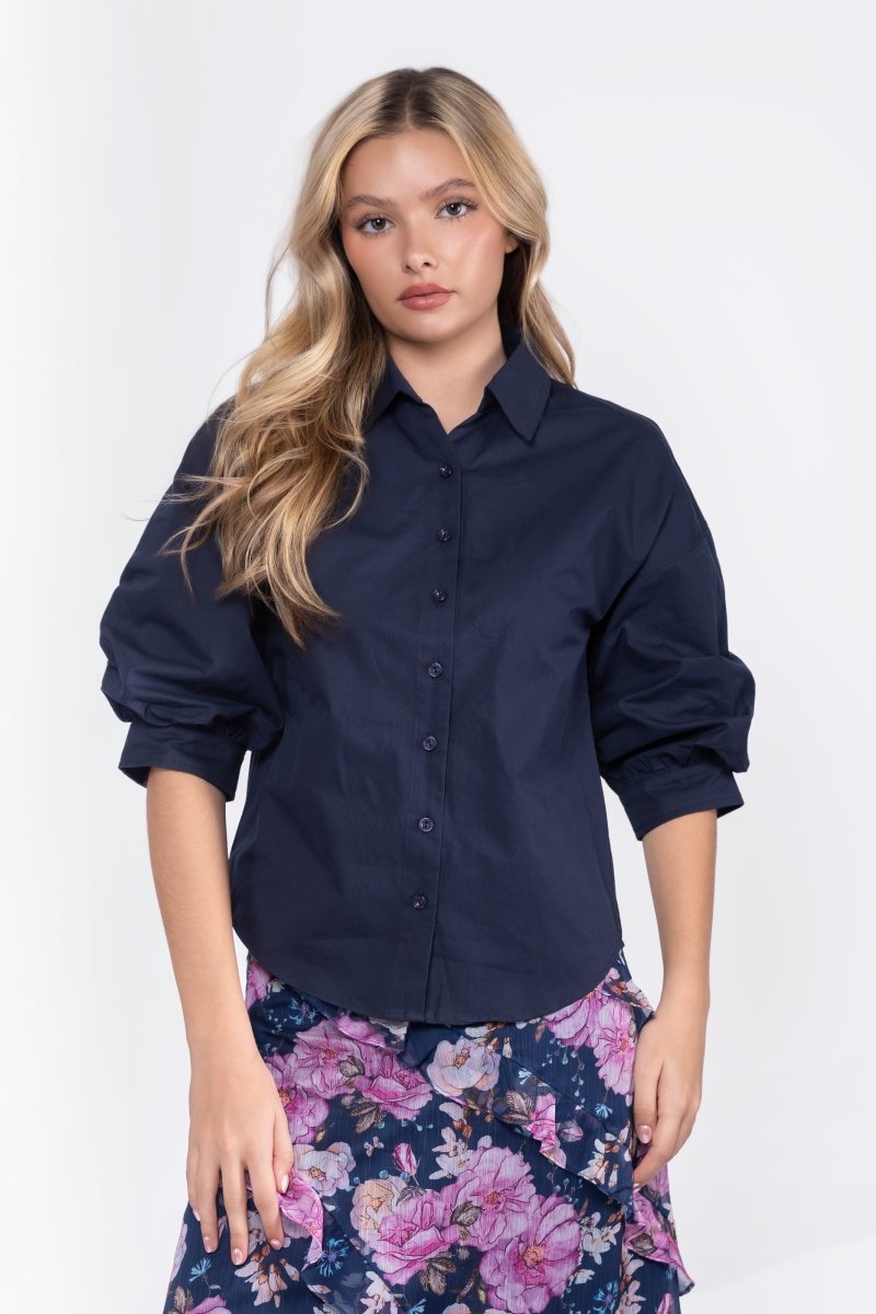 Viviana Top (Navy) - Top - Yakira Bella
