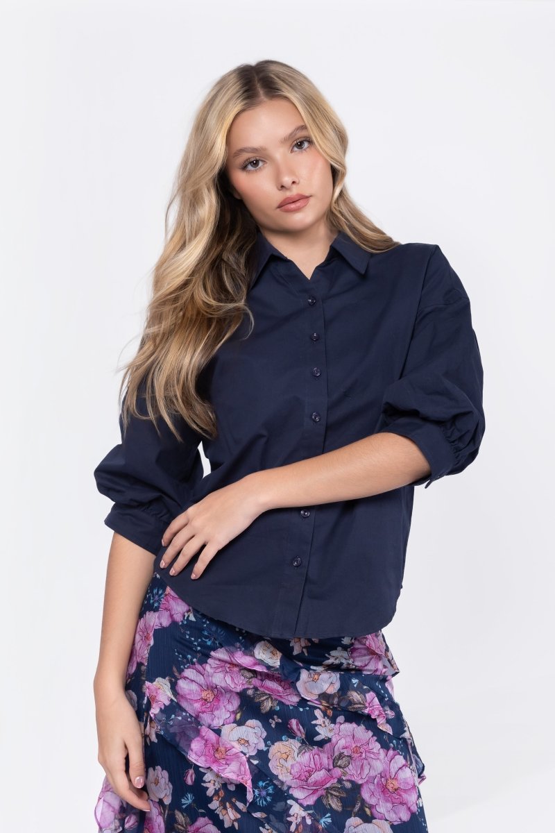 Viviana Top (Navy) - Top - Yakira Bella