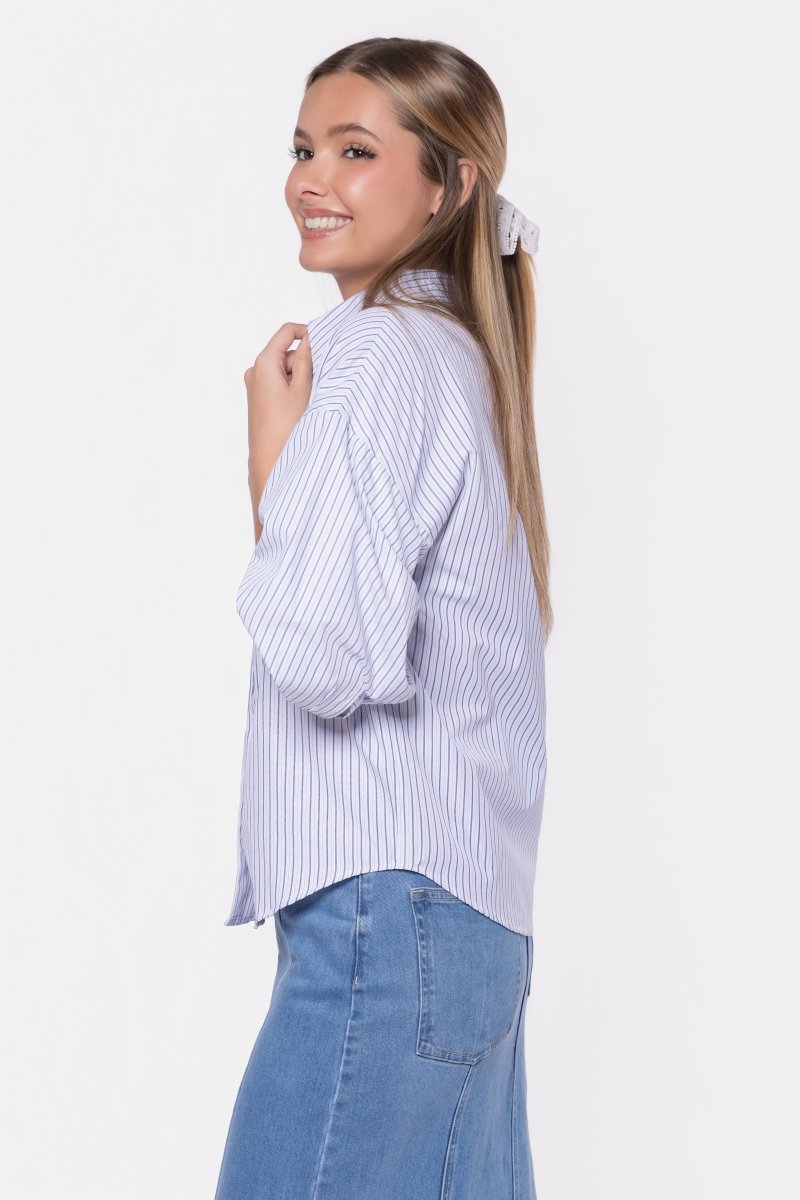 Viviana Top (White Stripe) - Top - Yakira Bella