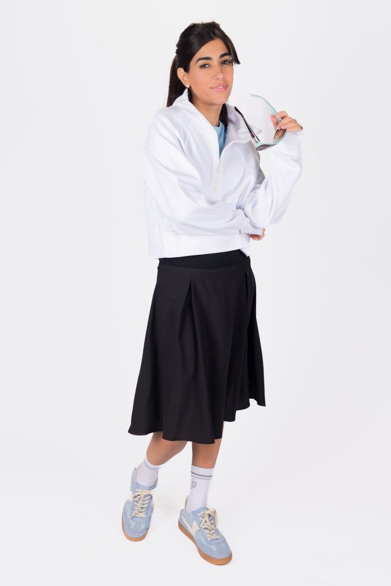 WARM UP SWEATSHIRT (WHITE) - Top - Yakira Bella