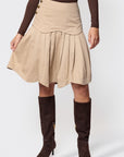 Wendy Skirt (Beige) - Skirt - Yakira Bella