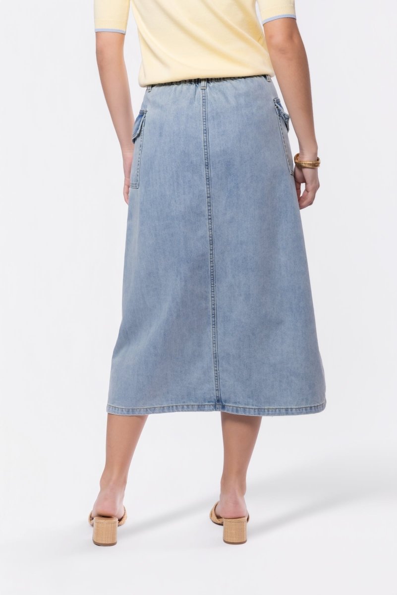 Willa Skirt (Blue) - Skirt - Yakira Bella