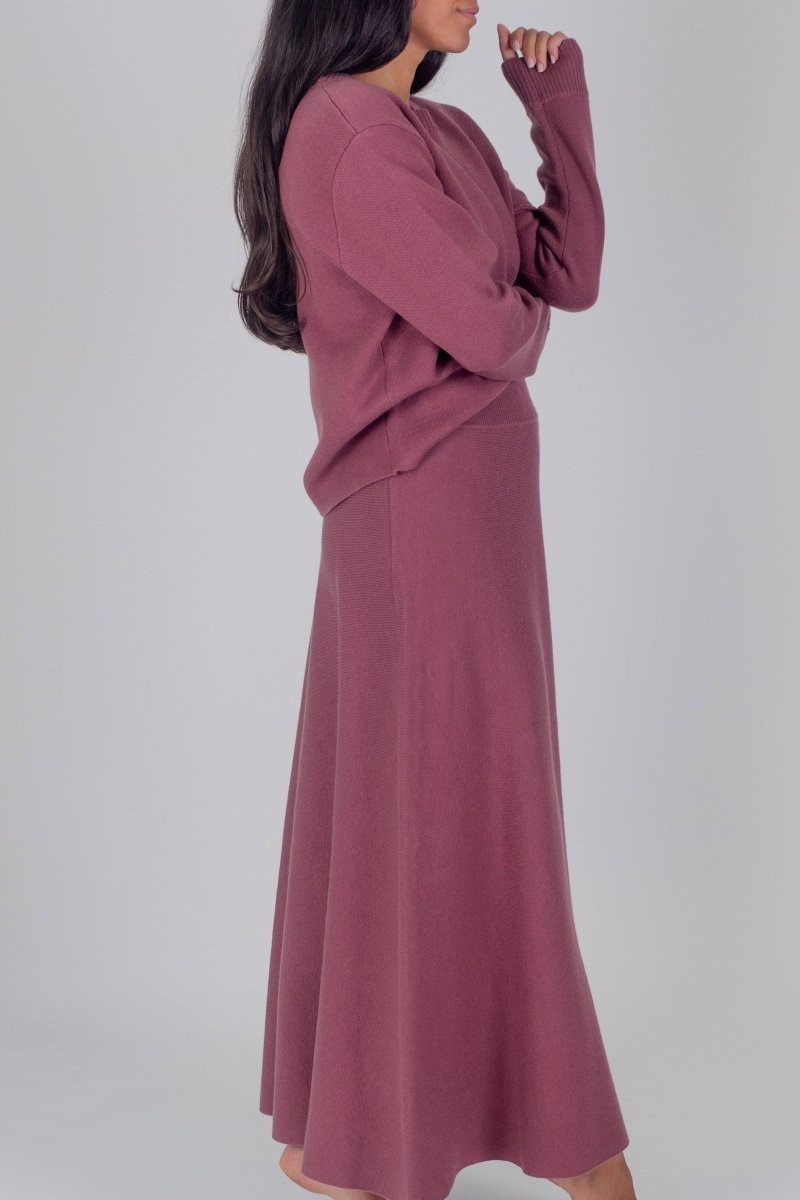 WILLOW SKIRT (PLUM) - Skirt - Yakira Bella