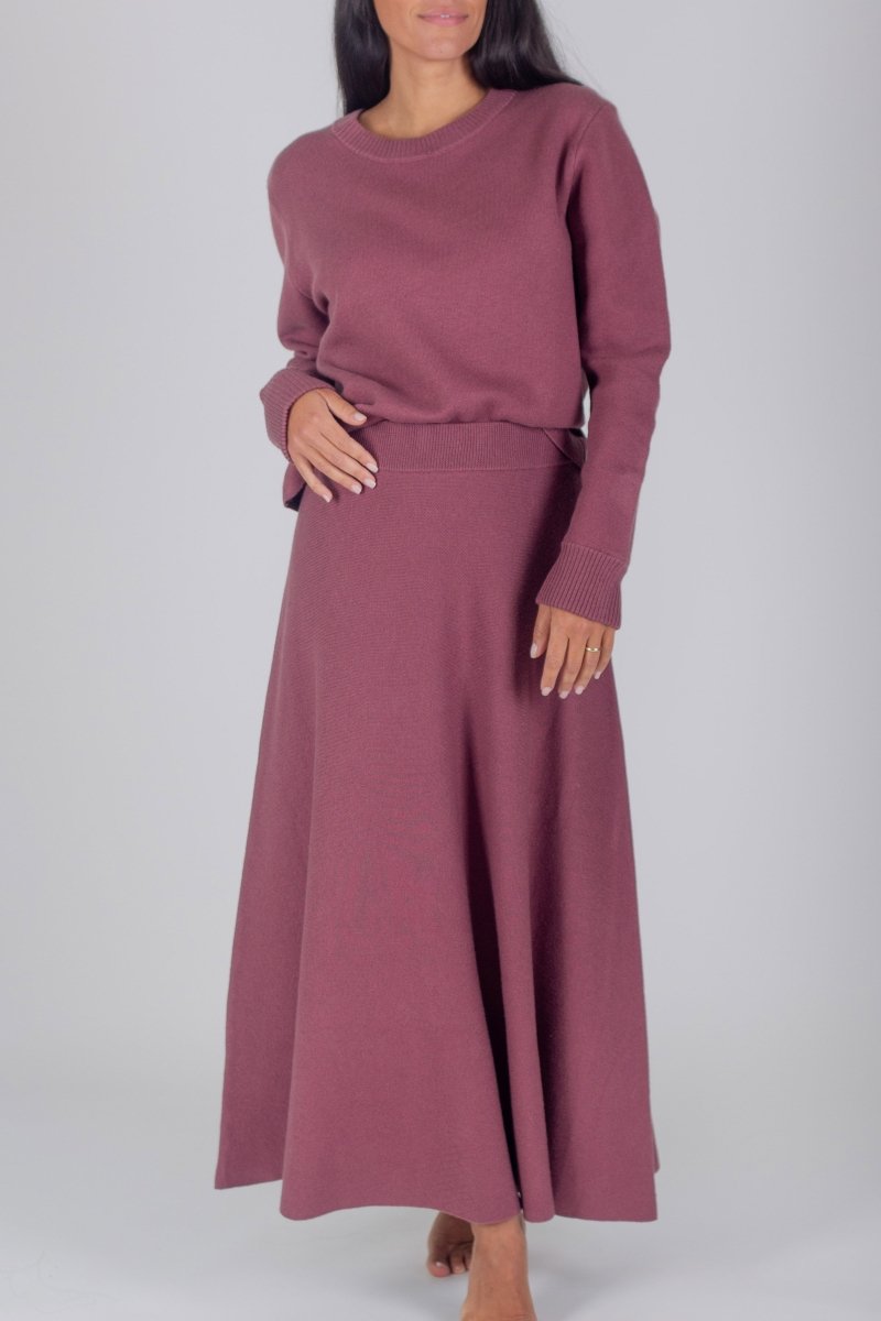 WILLOW SKIRT (PLUM) - Skirt - Yakira Bella