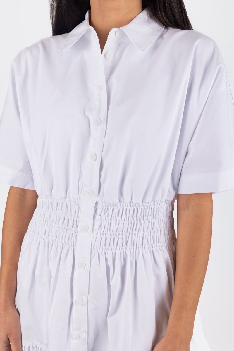 WRENLEY DRESS 36&quot; (WHITE) - Dress - Yakira Bella