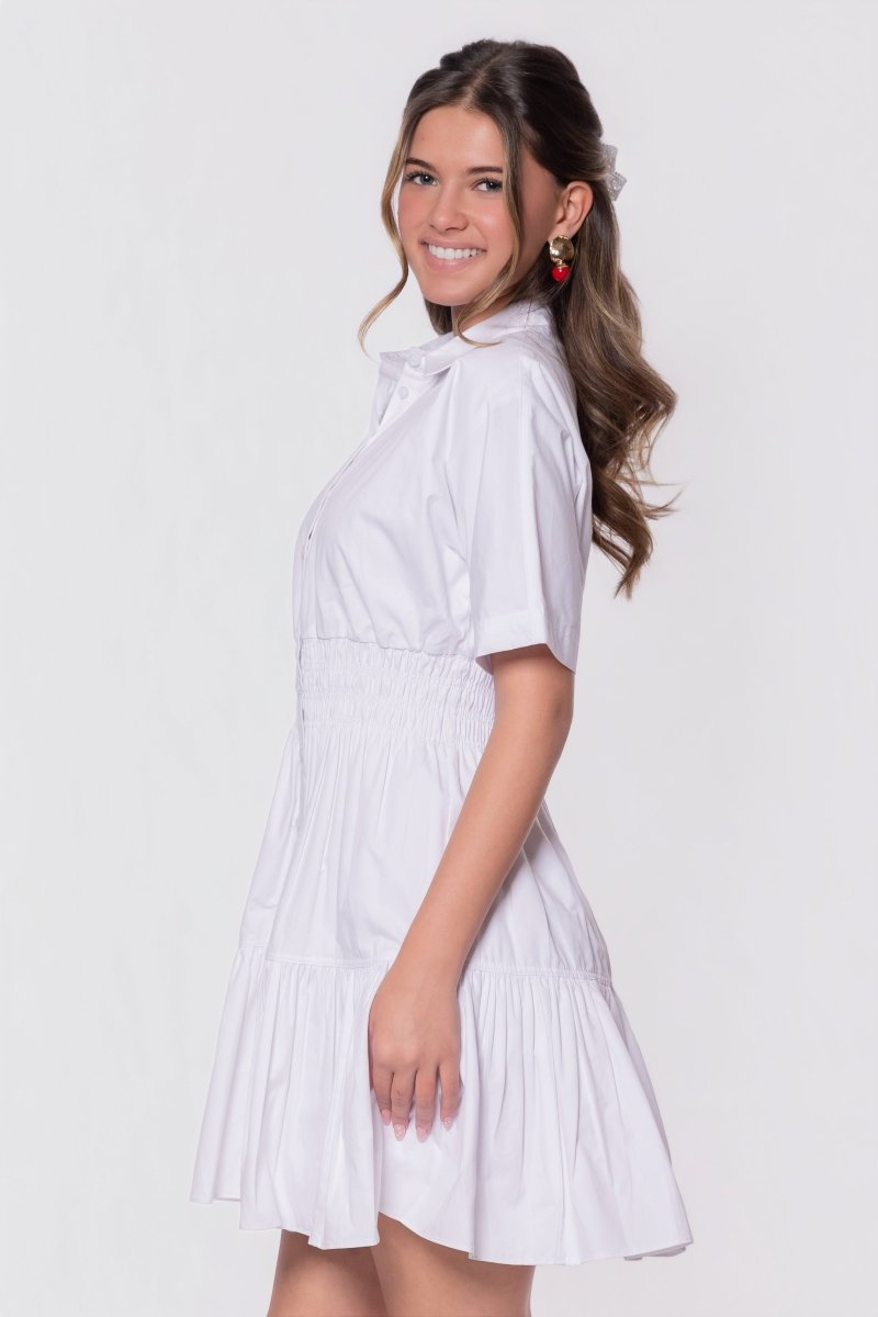 Wrenley Dress 36" (White) - Dress - Yakira Bella